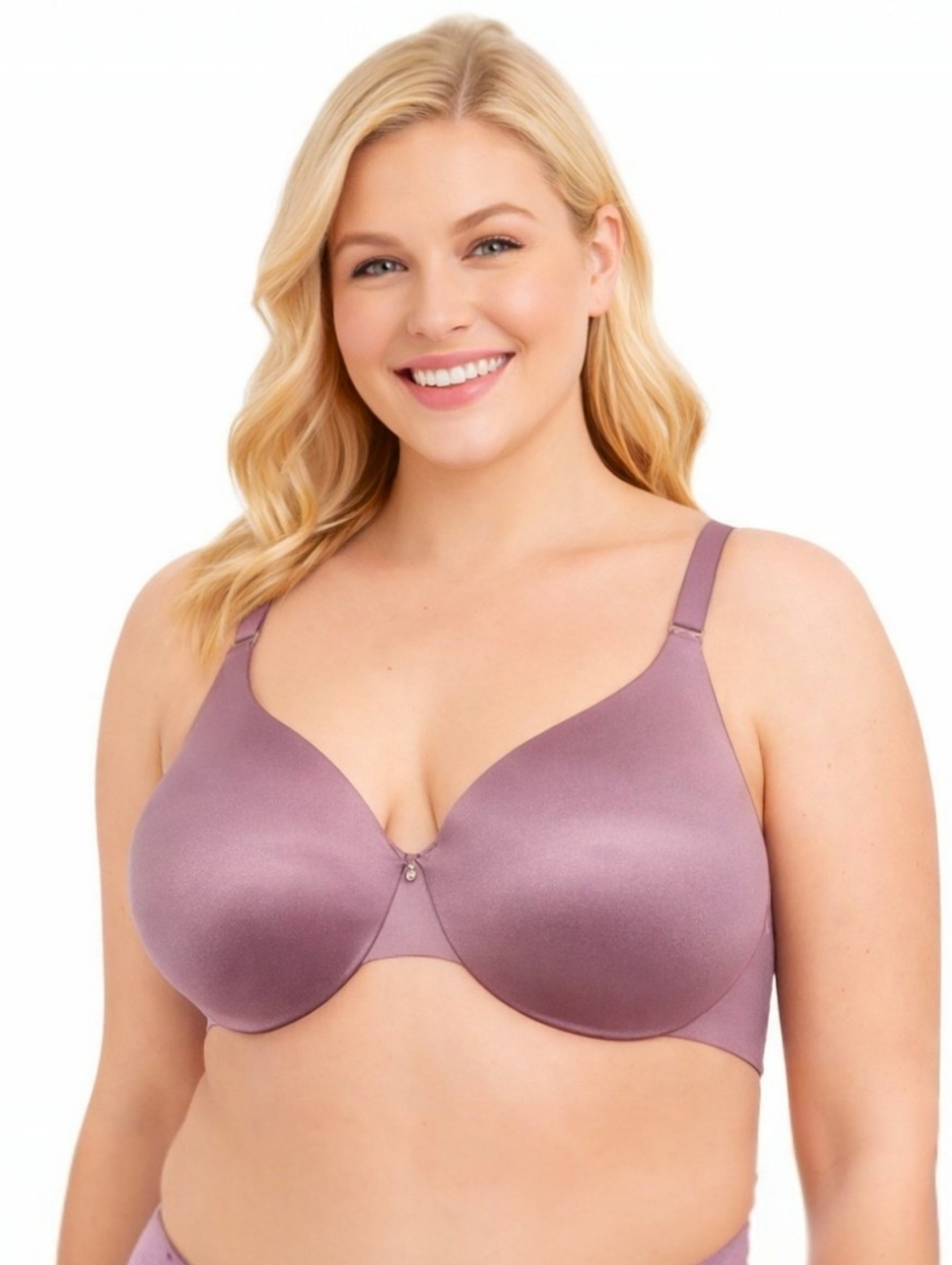 Cacique LB Invisible Backsmoother Lightly Lined Full Coverage Bra – 42D